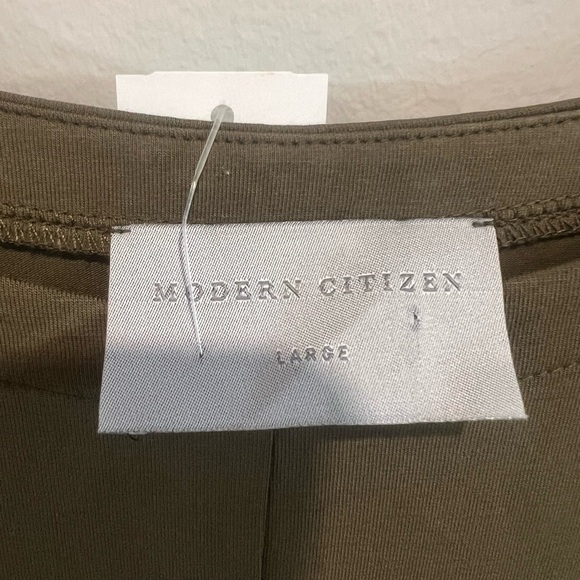 Modern Citizen Fei Tie-Front Organic Cotton Dress - Size L NEW WITH TAGS - Picture 2 of 7